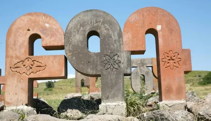 The Armenian alphabet monument