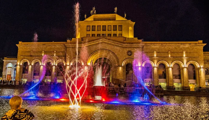 Republic square Yerevan Armenia