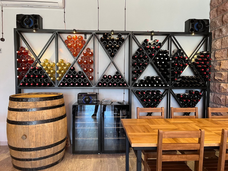 Private tour group at Hin Areni Winery tasting room, Armenia